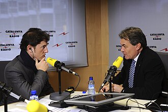 Manel Fuentes, uno de los presentadores destacados de Catalunya Ràdio