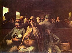 El vagón de tercera, de Daumier
