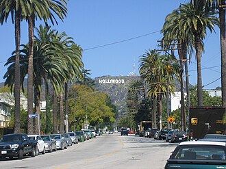 Avenida de Hollywood Boulevard en Los Ángeles