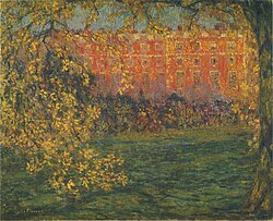 Otoño en Hampton Court pintado en 1908
