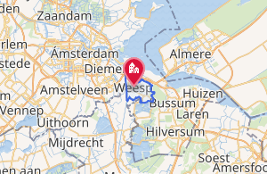 Mapa de la región de Weesp