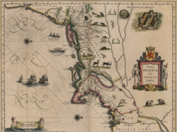 Mapa Nova Belgica et Anglia Nova