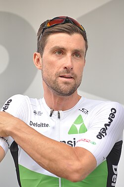 Retrato del ex ciclista profesional Bernhard Eisel