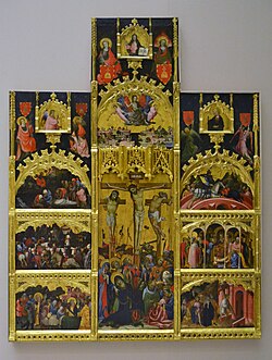 Retablo de la Santa Cruz obra de Miquel Alcanyís.