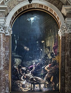 El martirio de san Lorenzo por Tiziano