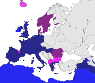 Mapa conceptual de los artículos en las lenguas europeas según su presencia, definición y posición.