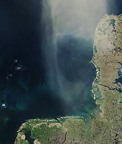 Vista satelital de la Ensenada Alemana