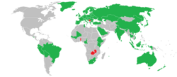 Mapa mundial indicando políticas normativas sobre alimentos transgénicos