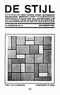 Número de septiembre de 1921 de la revista De Stijl