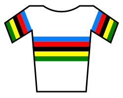 Maillot arcoíris del campeón mundial