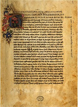 Carta de dedicación de la Teología Platónica