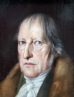Retrato al óleo de Georg Wilhelm Friedrich Hegel