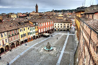 Piazza del Popolo en Cesena