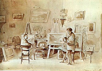 Camille Pissarro: estudio del artista en Saint Thomas