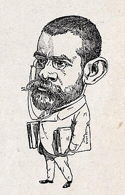 Retrato fotográfico de Leopoldo Alas Clarín en 1893