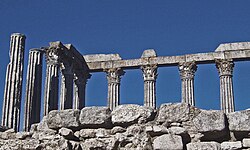 Detalle de la estructura del templo