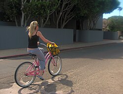 Bicicleta playera de una velocidad