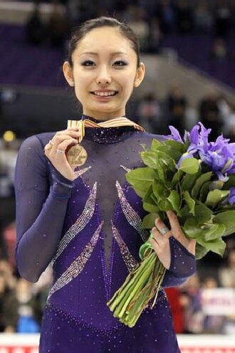Miki Ando durante el Campeonato Mundial de 2009