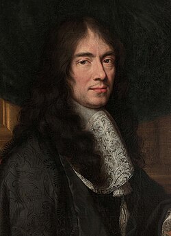 Retrato ilustrado de Charles Perrault