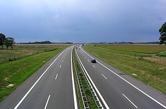 Autovía A 20 en Langsdorf, Alemania