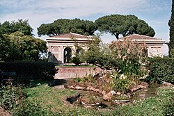 Ruinas en la colina del Palatino