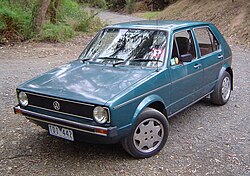 Primera generación del Volkswagen Golf diseñada por Italdesign.