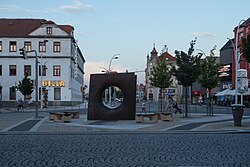 Escultura urbana en Tábor