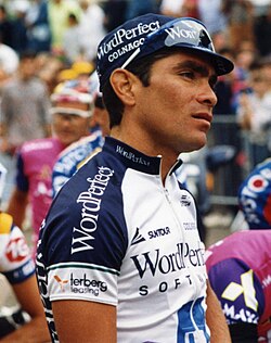 Raúl Alcalá compitiendo en el Tour de Francia 1993