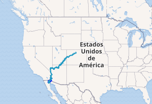 Mapa de la cuenca del Colorado