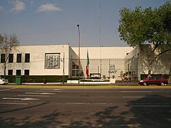 Oficinas centrales del Servicio de Administración Tributaria en la Ciudad de México.