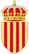 Fernando II de Aragón en su trono