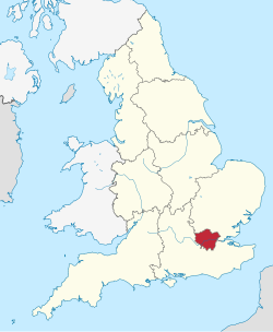 Detalle cartográfico o visual del Gran Londres