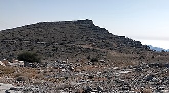 Vista panorámica de la montaña Jebel Jais