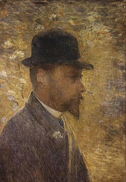 Retrato e información biográfica de Henri Le Sidaner