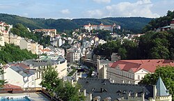Detalle arquitectónico de Karlovy Vary