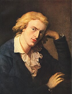 Retrato de Friedrich Schiller realizado por Anton Graff hacia 1790.