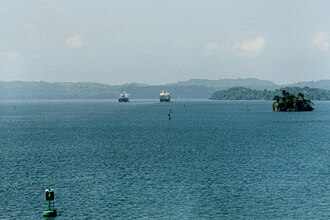 Vista panorámica del Lago Gatún