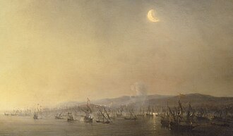 Combate naval de Cartagena del 3 de septiembre de 1643, de Théodore Gudin (1844)
