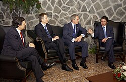 Cumbre de las Azores en 2003