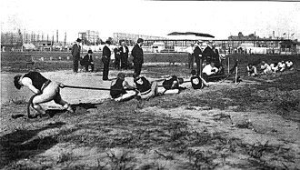 Competencia de tira y afloja en San Luis 1904