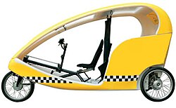Un bicitaxi modelo Trixi