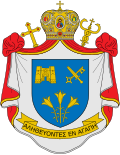 Escudo del patriarca de la Iglesia greco-melquita católica