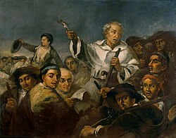 La revolución, óleo sobre lienzo pintado hacia 1865.