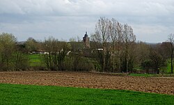 Paisaje rural característico de Galmaarden