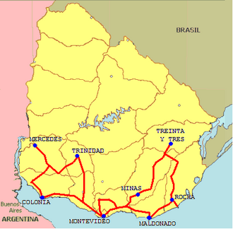 Tabla de clasificaciones de la Vuelta Ciclista del Uruguay 2003