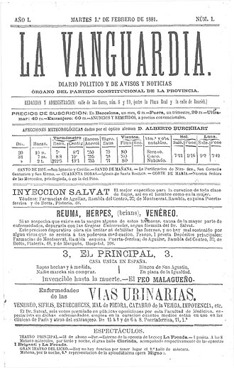 Antigua sede de La Vanguardia en la calle de Pelayo