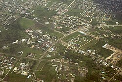 Edificaciones y entorno urbano en Belmopán