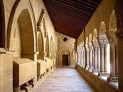 Claustro románico del monasterio de San Pedro el Viejo