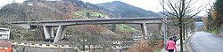 Viaducto de la AP-8 en Éibar