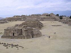Zona arqueológica de Monte Albán en Oaxaca
